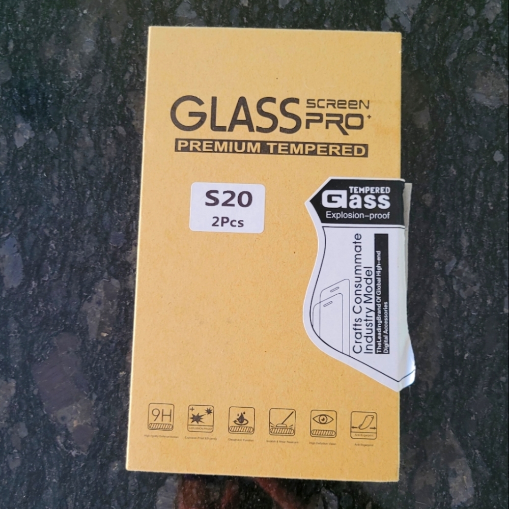 Galaxy S20 tempered glass
